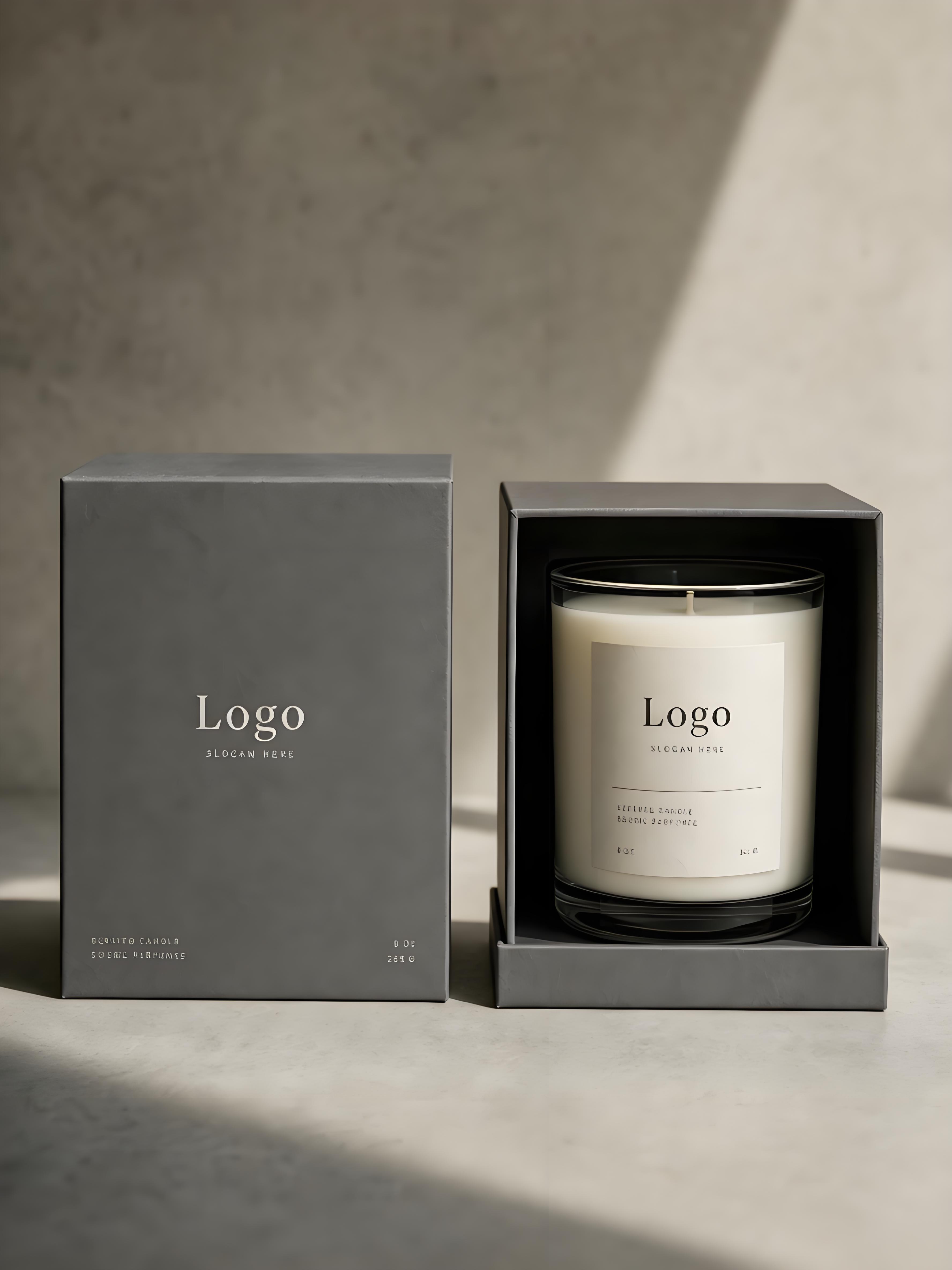 Candle packaging boxes and sleeves for DTC home fragrance brands