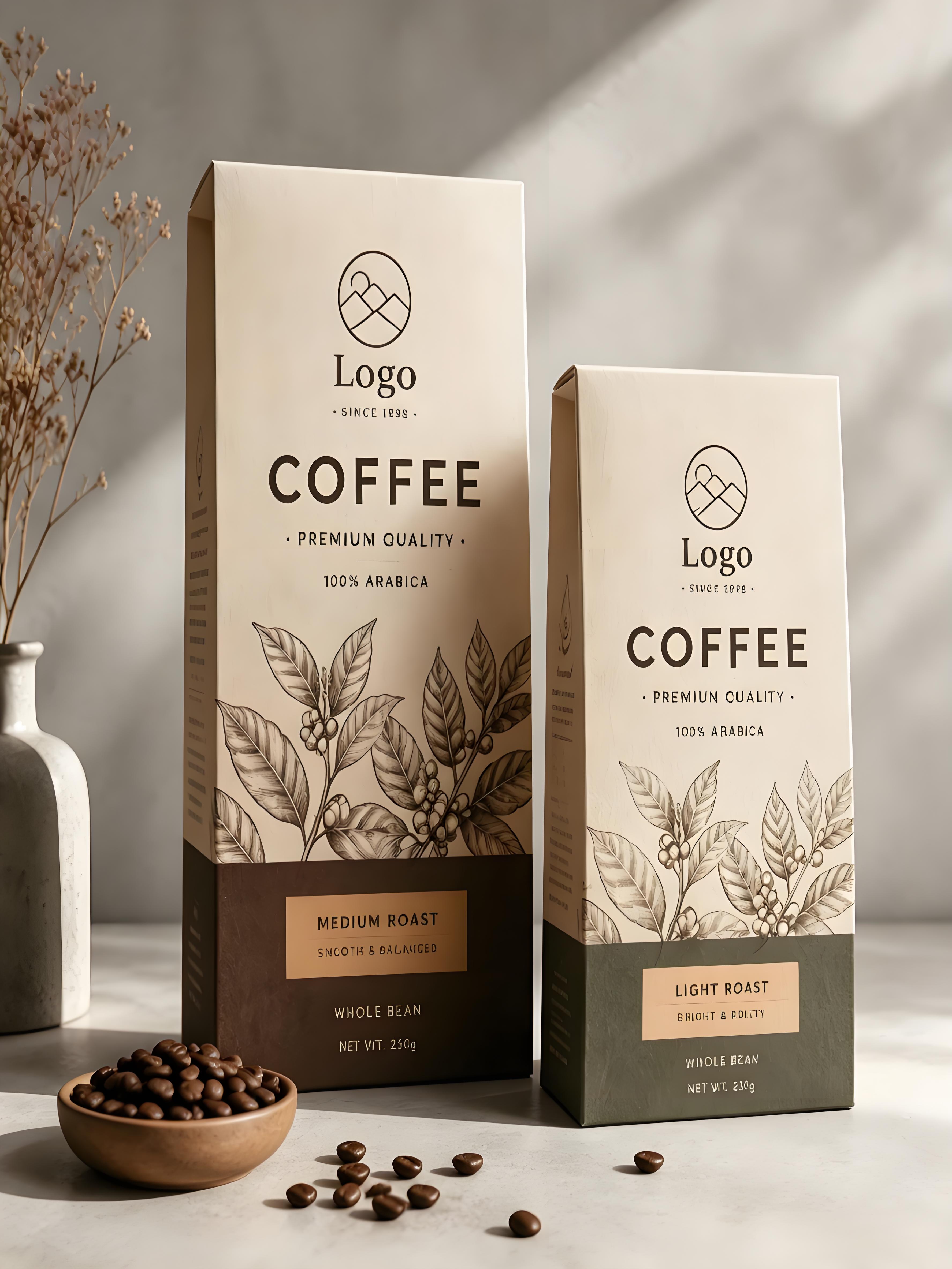 Coffee packaging bags and mailers for specialty coffee brands