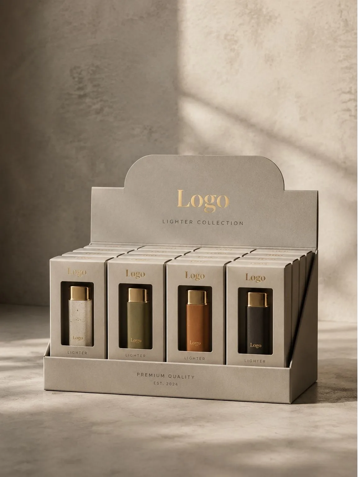 Custom POP display boxes for counter and shelf retail merchandising
