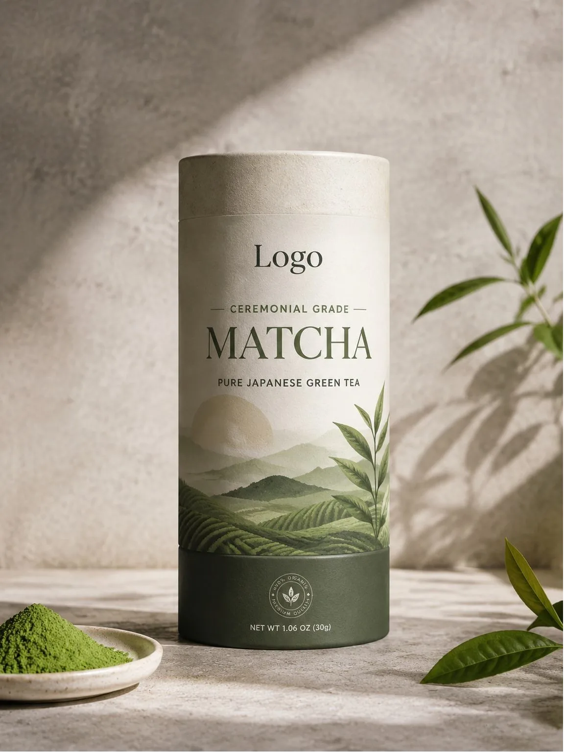 Custom cylindrical paper tube boxes for cosmetics and spirits