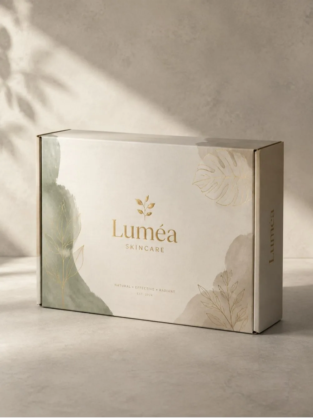 Custom sleeve boxes with printed sleeve over inner tray for cosmetics