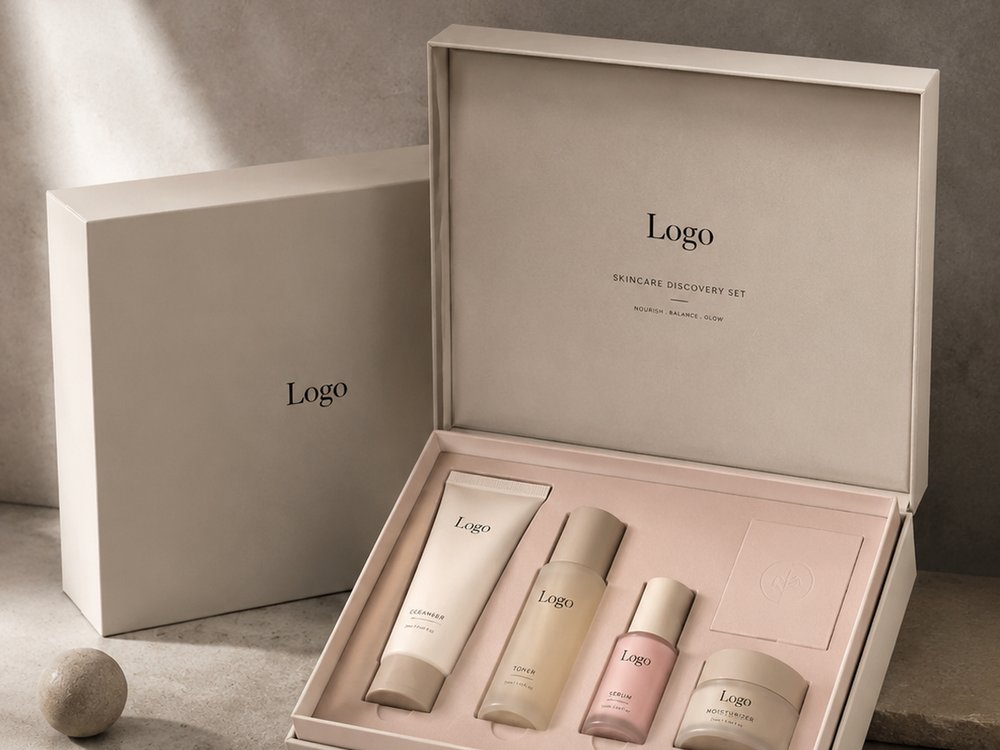 Custom Gift Boxes — interior view and craftsmanship details