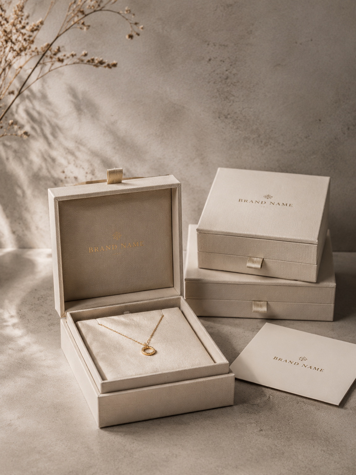 Custom Two Piece Boxes — interior view and craftsmanship details