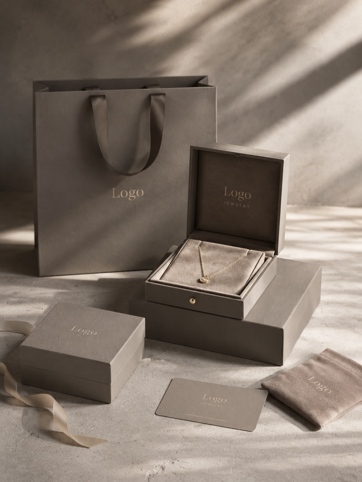 Custom two-piece boxes with separate base and lift-off lid for retail